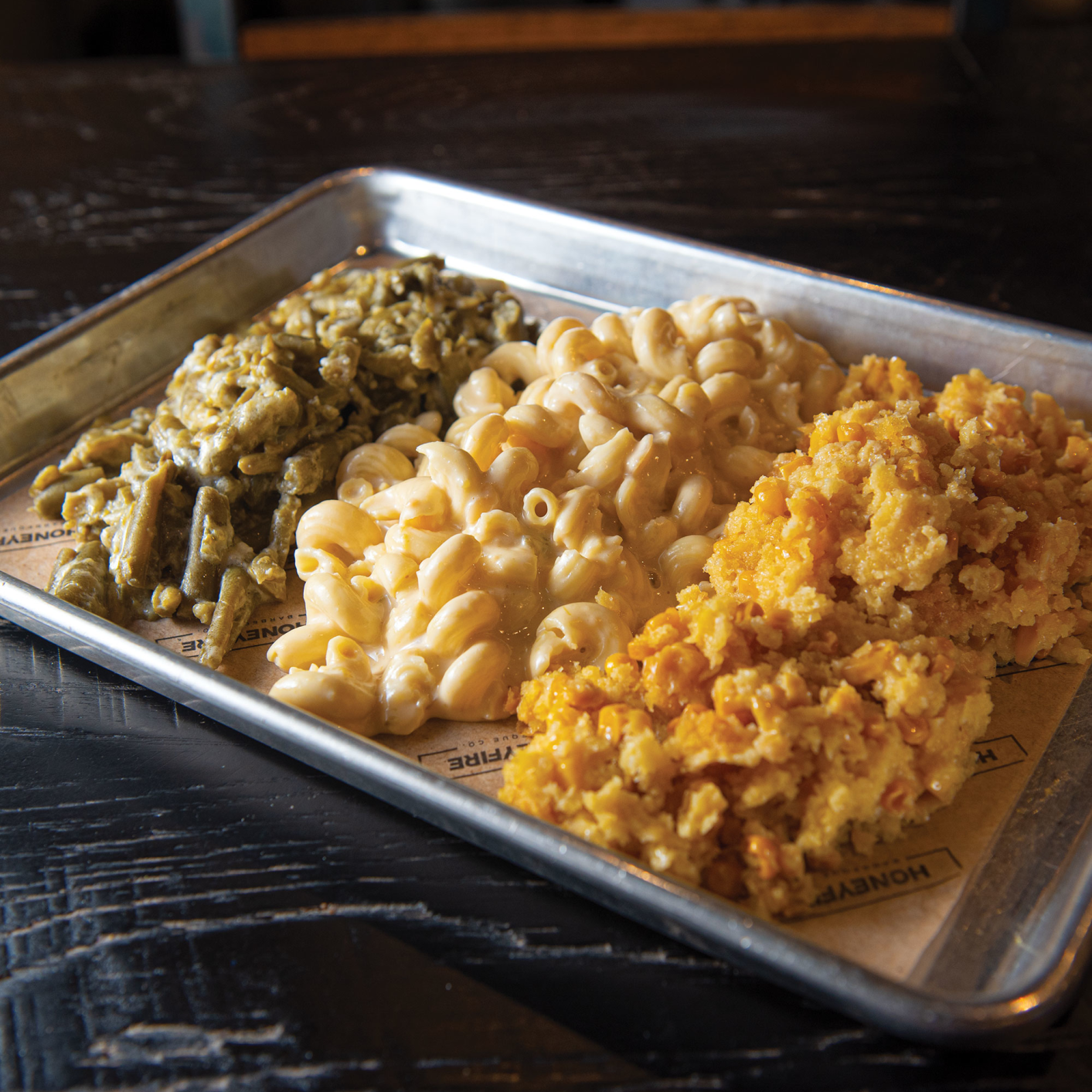 Veg Out: Honeyfire Barbeque Co. — Veggie Plate — $8.25